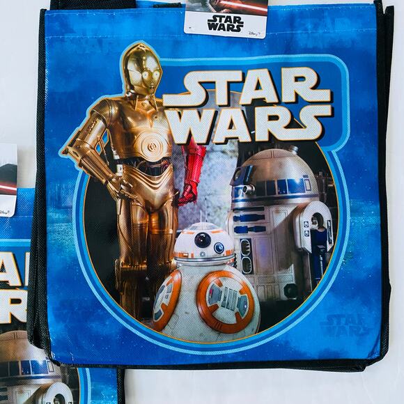 Star Wars | Droid R2D2 BB8 C-3PO Reusable Bags NTW - Picture 2 of 4